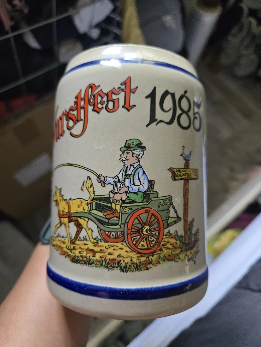 Vintage Wurstfest 1985 Mug Made In Germany 0.5 L